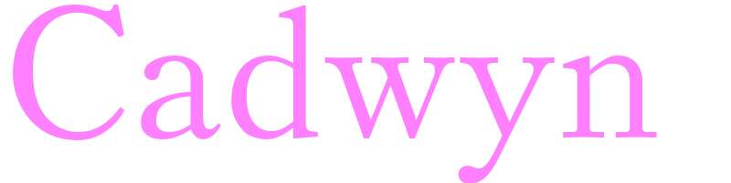 Cadwyn - girls name