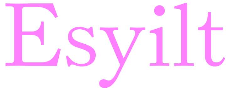 Esyilt - girls name
