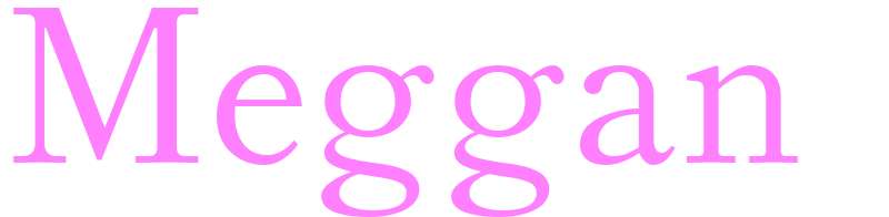Meggan - girls name