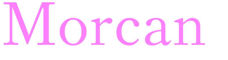 Morcan - girls name