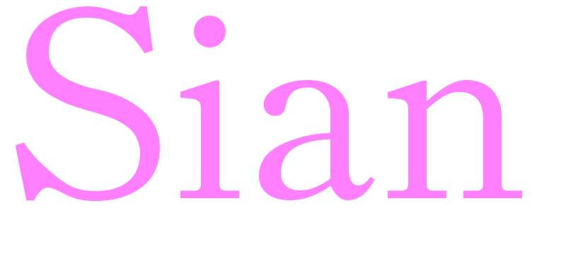 Sian - girls name
