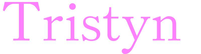 Tristyn - girls name