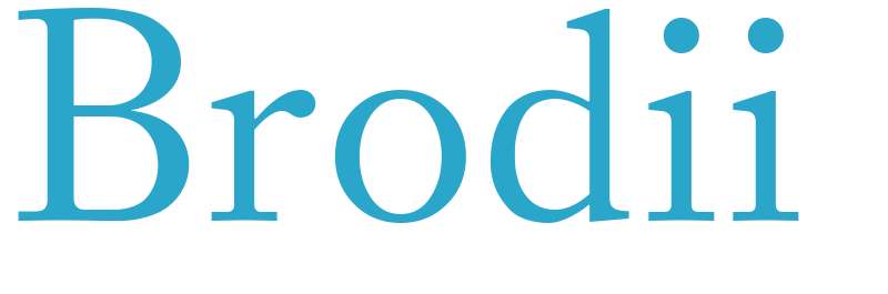 Brodii - boys name