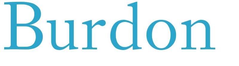 Burdon - boys name