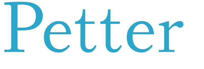 Petter - boys name