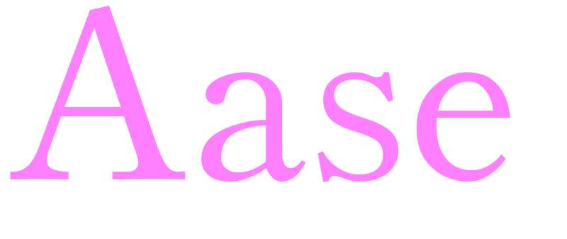 Aase - girls name