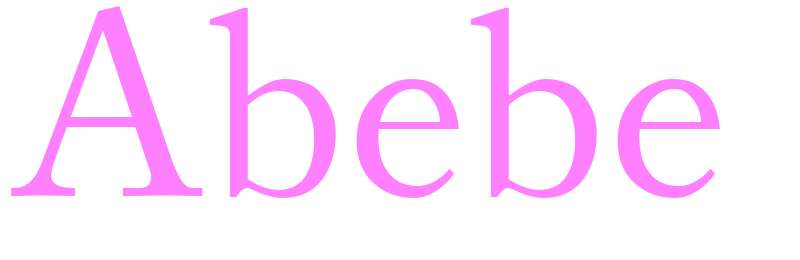 Abebe - girls name