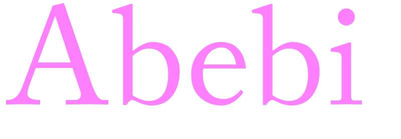 Abebi - girls name