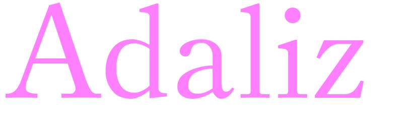 Adaliz - girls name