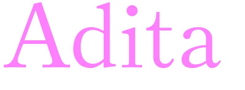 Adita - girls name