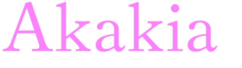 Akakia - girls name