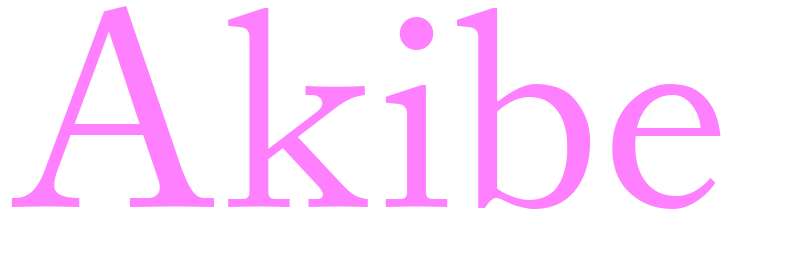 Akibe - girls name