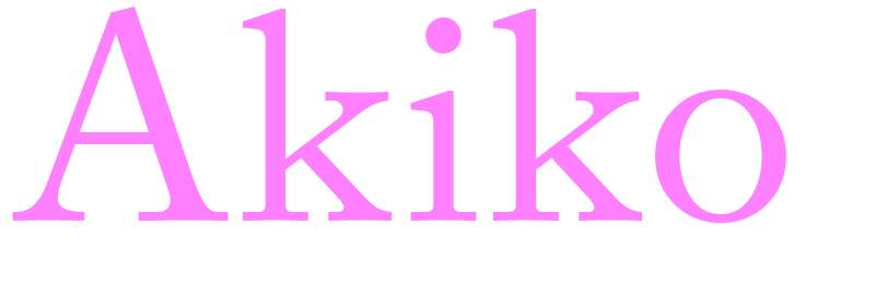 Akiko - girls name