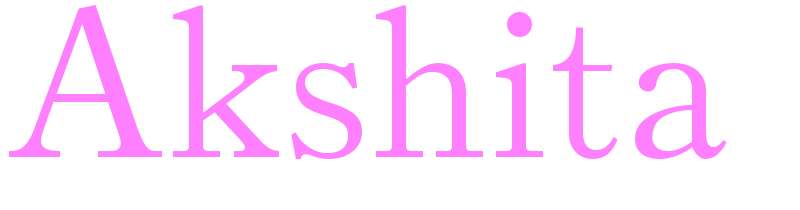 Akshita Logo  Name Logo Generator  Smoothie Summer Birthday Kiddo  Colors Style