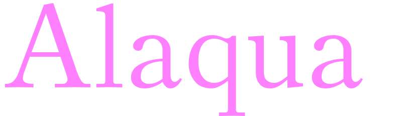 Alaqua - girls name