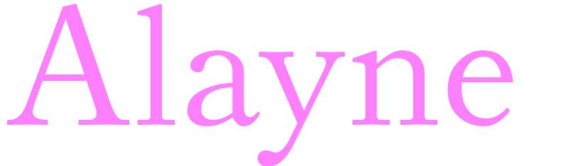 Alayne - girls name