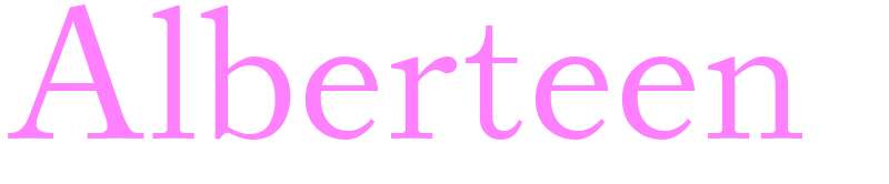 Alberteen - girls name