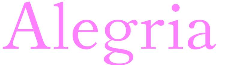 Alegria - girls name