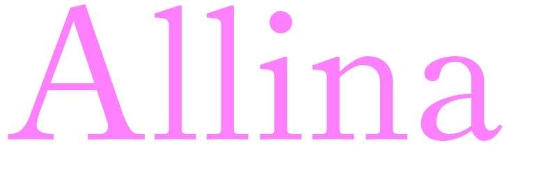 Allina - girls name