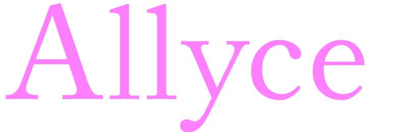 Allyce - girls name