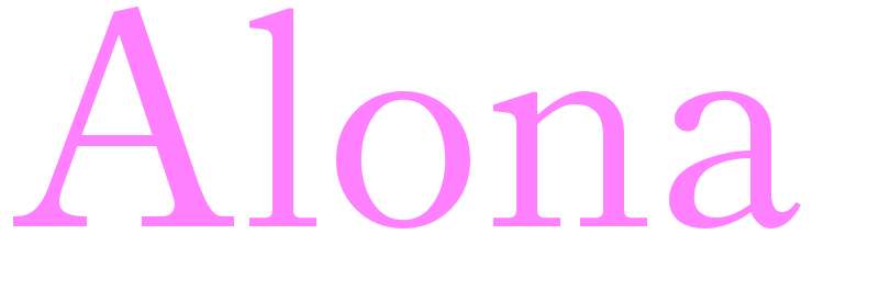 Alona - girls name