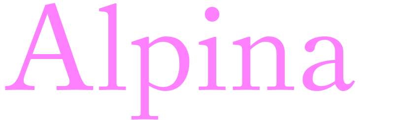 Alpina - girls name