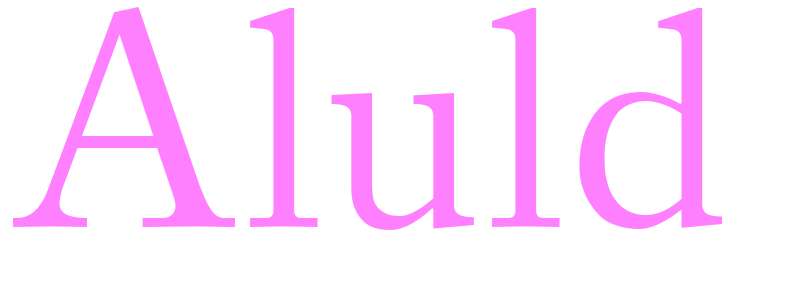 Aluld - girls name