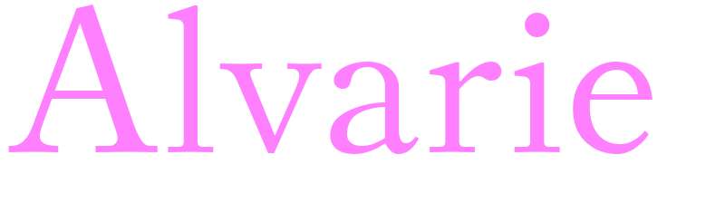 Alvarie - girls name