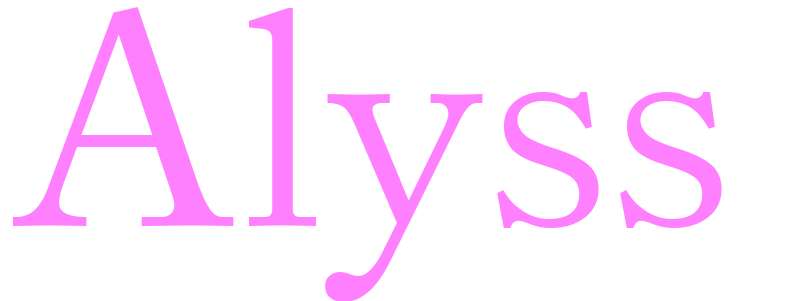 Alyss - girls name