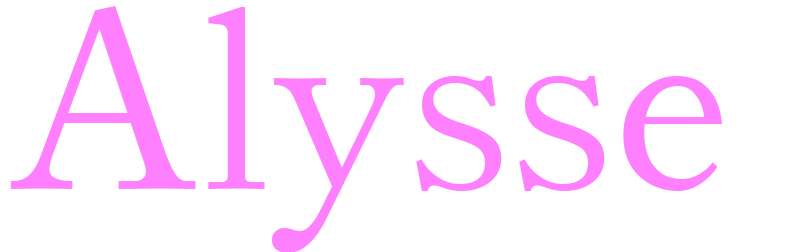 Alysse - girls name