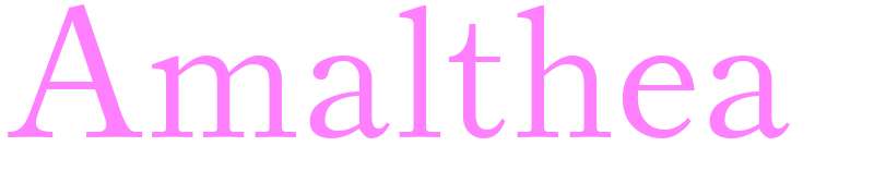 Amalthea - girls name