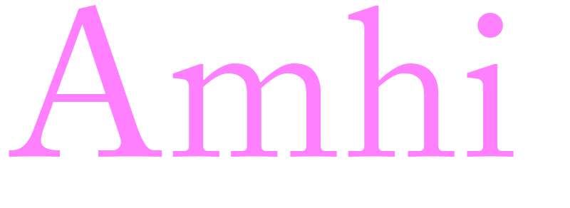 Amhi - girls name