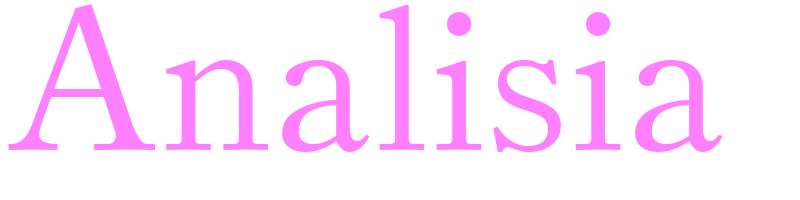 Analisia - girls name