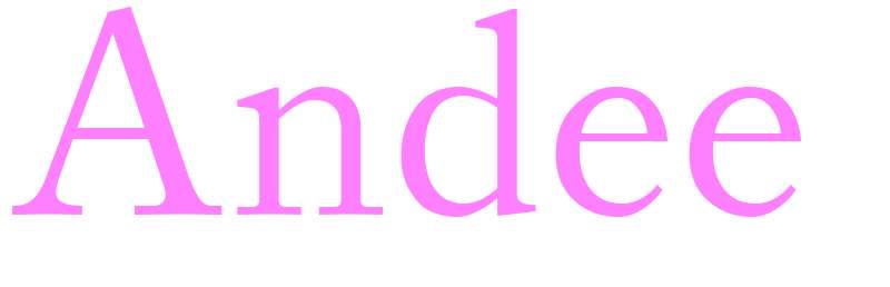 Andee - girls name