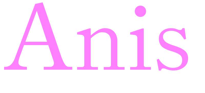 Anis - girls name