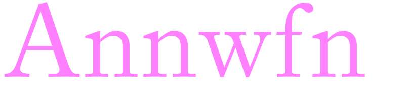 Annwfn - girls name