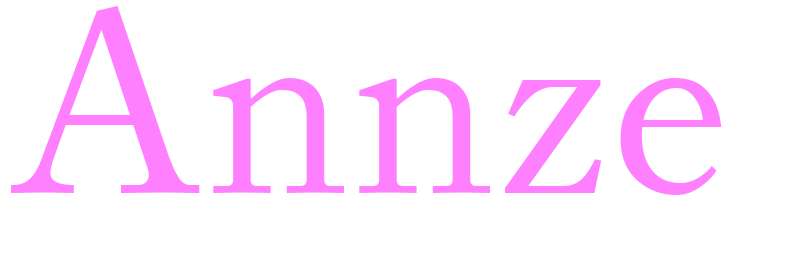 Annze - girls name