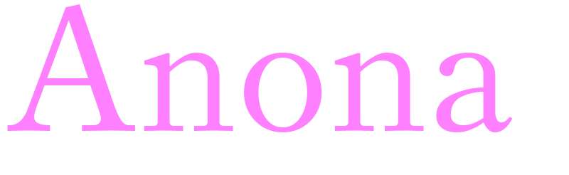 Anona - girls name