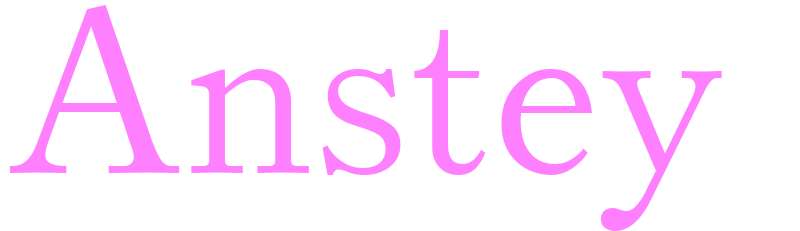 Anstey - girls name