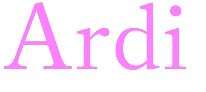 Ardi - girls name