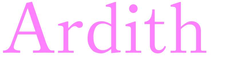 Ardith - girls name