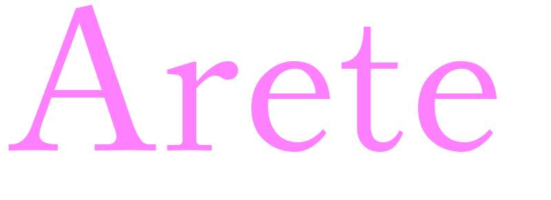 Arete - girls name