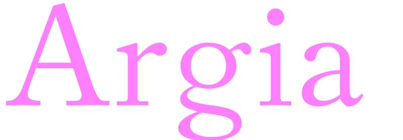 Argia - girls name