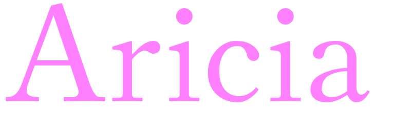 Aricia - girls name