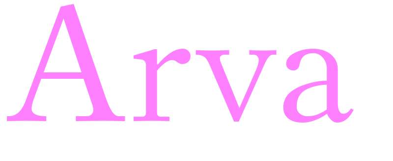 Arva - girls name