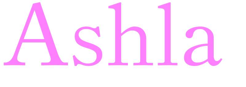 Ashla - girls name