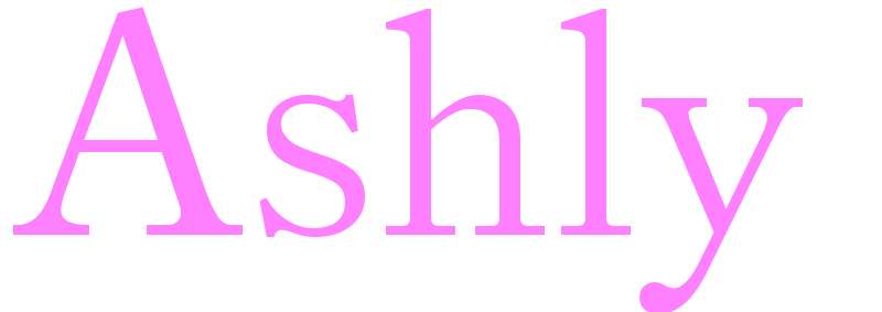 Ashly - girls name