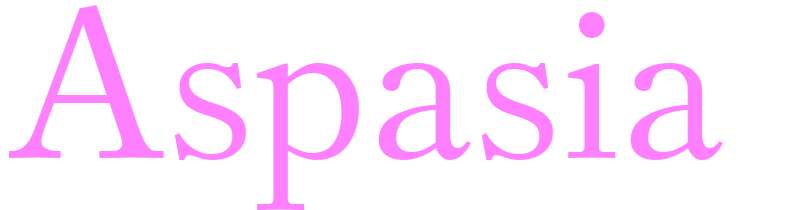 Aspasia - girls name