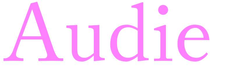 Audie - girls name