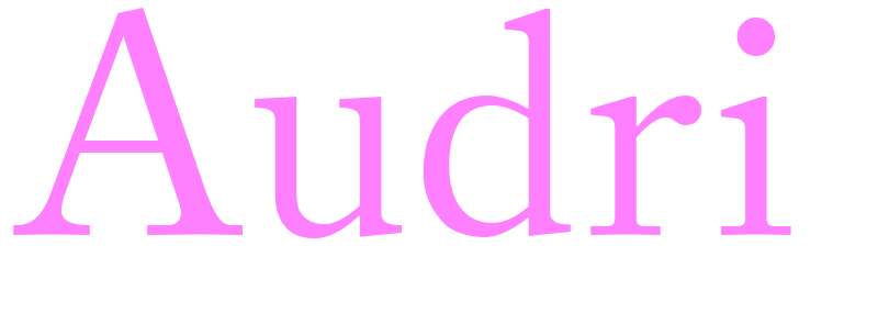 Audri - girls name